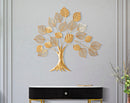 Pannello da Muro Albero Goldy 81x2,5x78 cm in Ferro 