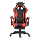 Sedia da Gaming Reclinabile Nero-rosso 66x60x127-134 cm 