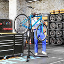 Cavalletto Bici per Manutenzione Massimo 40 kg con Altezza Regolabile e Girevole a 360° Nero   