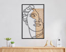 Pannello da Muro David 50x2x80 cm in MDF Multicolor      