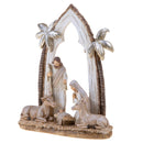 Natività con Palme 22 cm in Resina