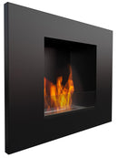 Camino a Bioetanolo da Parete 68,5x53,4 Cm Flig New York Nero