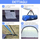 Tenda da Campeggio 3-4 Posti Apertura Automatica  Campfire