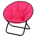 Sedia da Campeggio Pieghevole Imbottita 80x80x75 cm  Rosa
