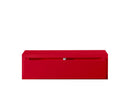 Mensola da Parete 1 Cassetto 45x13,4x20 cm in Fibra di Legno Lego Rosso