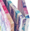 Paravento Separé 3 Pannelli Stampa Psichedelica 180x120x2,5 cm Struttura Legno Multicolore      