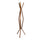 Appendiabiti a Stelo in Legno 3 Braccia 60x60H178cm Noce