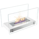 Camino a Bioetanolo da Pavimento 70x40,2 cm Flig Oakland Bianco