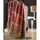 Plaid Pura Lana 130x180cm 380gr Cober Denver Viola Melanzana