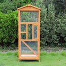 Gabbia per Uccelli Pappagallo in Legno per Giardino 68x63x165 cm 