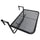 Tavolino Sospeso da Balcone Regolabile in Ferro Nero 60x56.5x45 cm