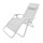 Sedia Sdraio Zero Gravity Reclinabile Pieghevole 88x65x110 h cm in Textilene Bianco