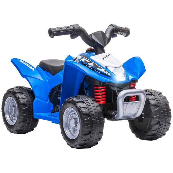 Quad Elettrico per Bambini licenza ufficiale HONDA con Luci LED Clacson e Pedale Blu sconto