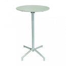 Tavolo Alto Vega Ø60x102 h cm in Acciaio Verde