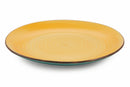 Set 6 Piatti Piani Ø27x3,5 cm in Gres Villa d'Este Home Tivoli Baita Giallo