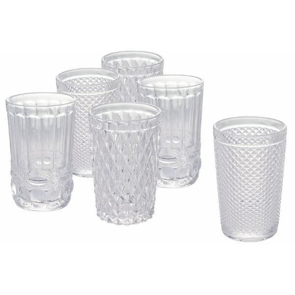 Set 6 Bicchieri Bibita Blend in Vetro VdE Tivoli 1996 Trasparente sconto