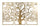 Pannello Albero della Vita Oro Set 3Pz 165x2x110 cm in Ferro Oro