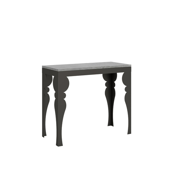 prezzo Consolle Allungabile 90-300x40x77 cm in Nobilitato Grigio