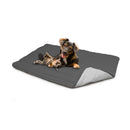 Tappetino imbottito per Cani Gatti Doubleface grigio chiaro/grigio scuro