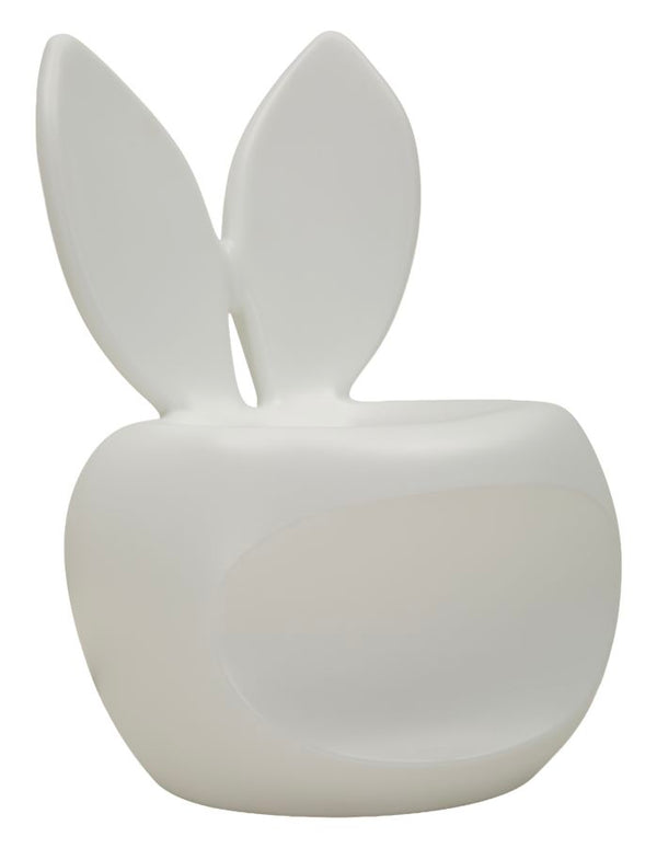 Sedia Bunny Bianca 57x55x79 cm in Polietilene Bianco sconto