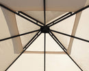 Gazebo Boston 3x3 m in Acciaio Antracite