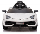 Macchina Elettrica per Bambini 12V con Licenza Lamborghini Aventador Bianca
