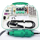 Mini Smerigliatrice Elettrica 130W Fresa Drill in Valigetta Strumento Rotativo