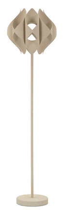 Lampada da Terra Space 39,5x39,5x155 cm in Ferro Crema      