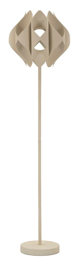 Lampada da Terra Space 39,5x39,5x155 cm in Ferro Crema acquista