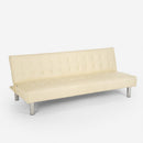Divano Letto Clic Clac 180x64x70 cm in Similpelle Beige