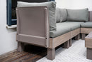 Kit Schienale Keter Elements 60x17x57 cm Effetto Vimini Ashwood e Cappuccino      