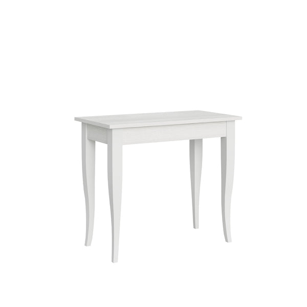 Consolle Allungabile 90-308x48x77 cm in Nobilitato Bianco prezzo