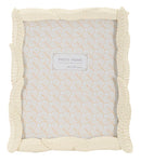 Cornice Snake 25x2x30 cm in Resina e Vetro Crema      
