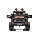 Macchina Elettrica per Bambini Fuoristrada Toyota Fj Cruiser 12V Telecomando Ruote in Gomma e Sedile in Pelle Nero e Mimetico