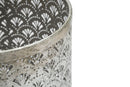 Porta Ombrelli Flowy Ø24x48 cm in Ferro Argento