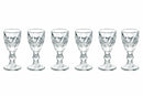 Set 6 Bicchierini per Liquore Ø5x10,5 cm in Vetro Villa d'Este Home Tivoli Prisma