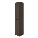 Scarpiera Armadio con anta e ripiani 36x38x182 cm Gabriella fango
