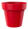 Vaso Ø135x125 cm in Resina Arkema POT L Cherry