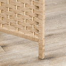 Paravento a 4 Ante Pieghevole con Mensole 160x170 cm Legno di Pino   