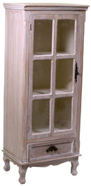 Mobile Vetrina 1 Anta 1 Cassetto in Legno Stoccarda