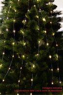 Mantello Luminoso di Natale Bianco da Esterno-Interno Soriani Varie Misure