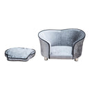 Divano di Lusso per Animali Domestici grigio 69x49x38 cm 