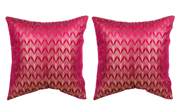 prezzo Set 2 Cuscini Decorativi 43x43x6 cm in Poliestere VdE Tivoli 1996 Deco Rosso