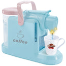 Macchina per Caffè Giocattolo per Bambini Eroga Acqua Gioco Realistico Blu      