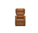 Poltrona Alzapersona 72x80-175x111 cm con Bracciolo Estraibile Dispositivo Medico 1 in Poliestere Nosteo Lenny 641 Marrone 