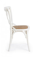 Sedia Cross Bianco in Legno