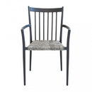 Sedia Martinica Impilabile 55x57x86 h cm in Alluminio Antracite