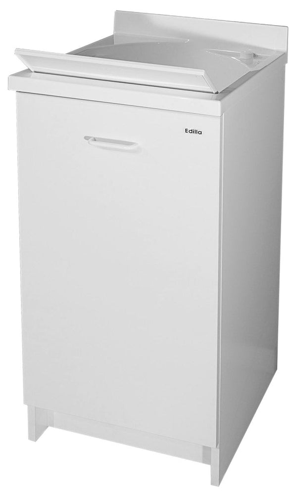 Mobile Lavatoio 45x50x85cm Anta Asse in Termoplastico Montegrappa Edilla Bianco Sinistra con Cesto acquista