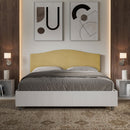 Letto Matrimoniale Grace Ocra Varie Misure