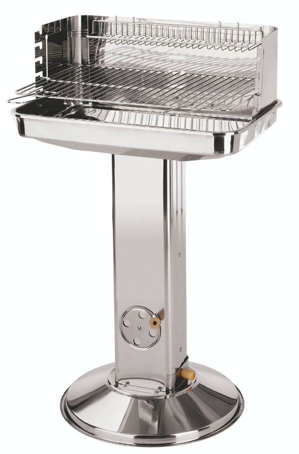 sconto Barbecue a Carbone con Griglia 54x34cm in Acciaio Soriani Sun-Day